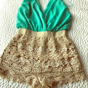 NEW Very ELEGANT Romper size Small